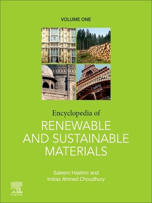 cover image of Encyclopedia of Renewable and Sustainable Materials